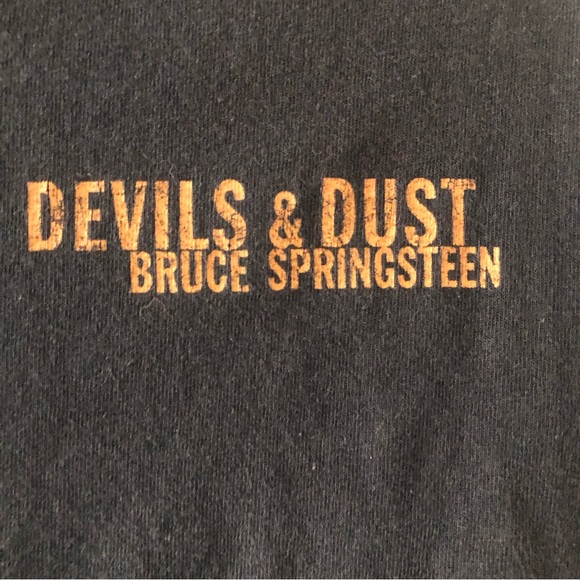 Bruce Springsteen Devils and Dust Black Short Sleeve Tee - Picture 4 of 7